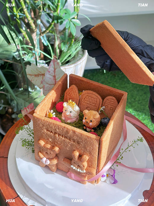 （提前一天）幸福具象化·饼干盒子蛋糕 商品图0