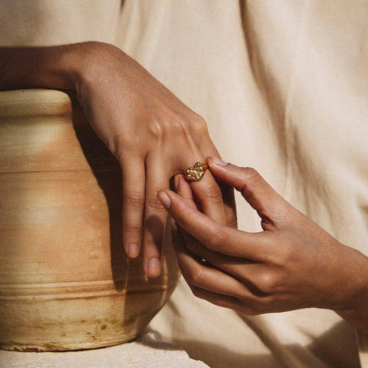 北京仓｜Agapee-LIVIA-爱心 戒指［法国设计师］ 商品图3