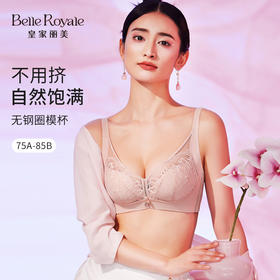 皇家丽美调整型抗菌内杯聚拢防下垂内衣收副乳提拉托举无圈文胸WW2501-3