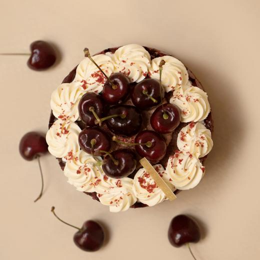 2025蛇年新品「福满丽舍」车厘子巧克力味蛋糕｜随单含元宝小玩具1份！（当日达） 商品图1