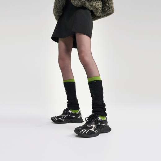 [福利价]lost in echo2024年秋季新款厚底轻便网面复古银色休闲运动跑鞋女 商品图4