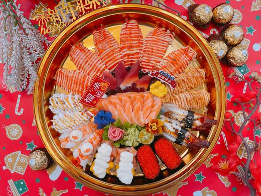 幸福美满四人餐（三文鱼北极贝款）（28粒） 商品图1