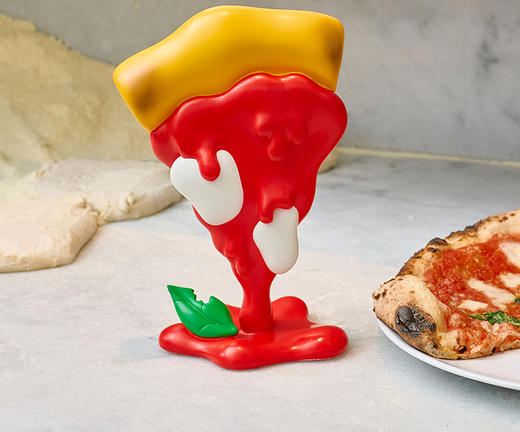 SELETTI 限量披萨摆件 披萨摆件客厅桌面JustinBieber限量款艺术家高级小众礼物 限量1889个 商品图4