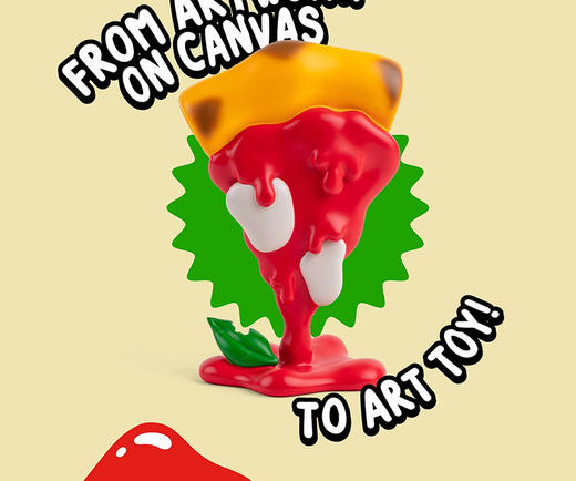 SELETTI 限量披萨摆件 披萨摆件客厅桌面JustinBieber限量款艺术家高级小众礼物 限量1889个 商品图2