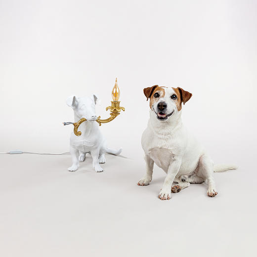 SELETTI 小狗灯 台灯小夜灯床头动物小狗卧室家居摆件儿童房汪星人礼物 可开发票 商品图3