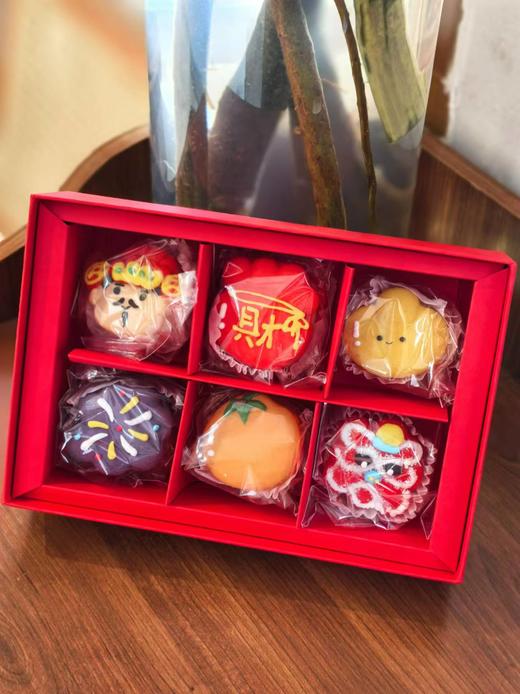 新年财神马卡龙（6个装） 商品图0