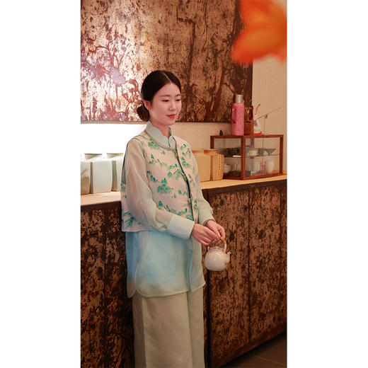 【抖音专属】青云志•新中式马甲（25704041-沧浪奢定款） 商品图2