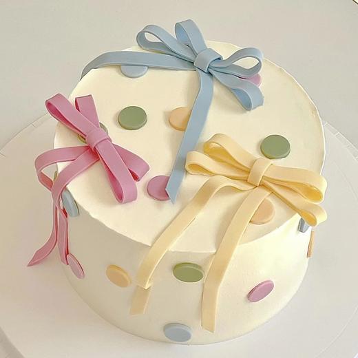 【多巴胺蝴蝶结】小清新女生蛋糕 商品图0