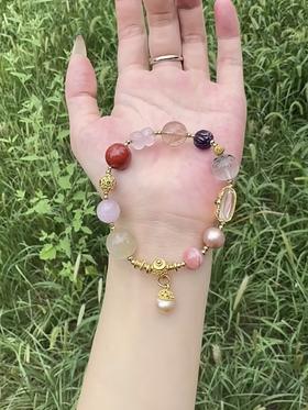 .6个款式！！新款的雍和宫玛瑙水晶朱砂手串 每个款寓意不同  带防尘包装