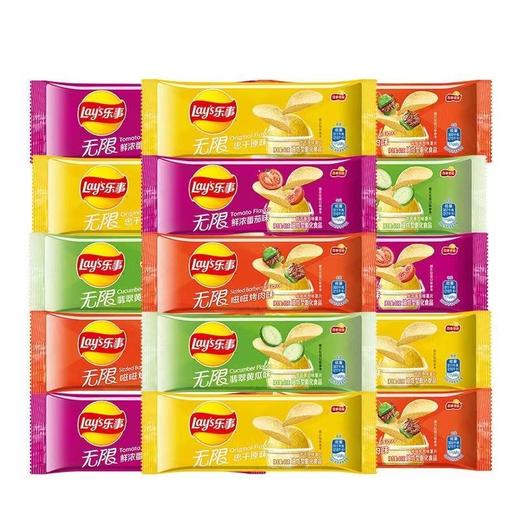 【40g】乐事薯片 40g袋/罐装口味随机  原味番茄烤肉青柠口味聚会分享零食 不指定口味 商品图1
