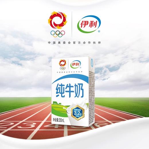 整箱 伊利纯牛奶100%生牛乳250ml*20盒 家庭儿童成人营养早餐奶 商品图2