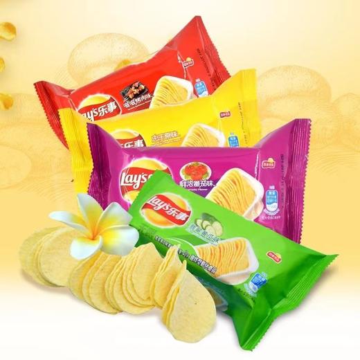 【40g】乐事薯片 40g袋/罐装口味随机  原味番茄烤肉青柠口味聚会分享零食 不指定口味 商品图2