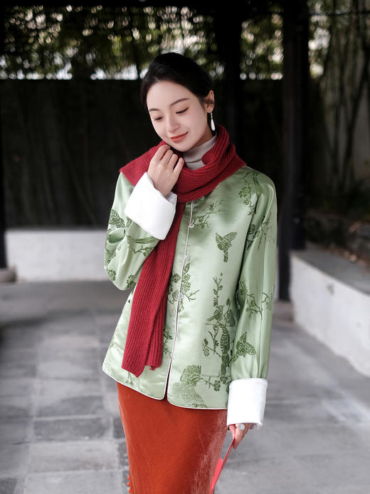 盛唐牡丹| 喜上眉梢漳缎外套(限量款售完不补) 商品图5