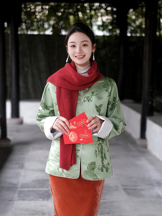 盛唐牡丹| 喜上眉梢漳缎外套(限量款售完不补) 商品图3