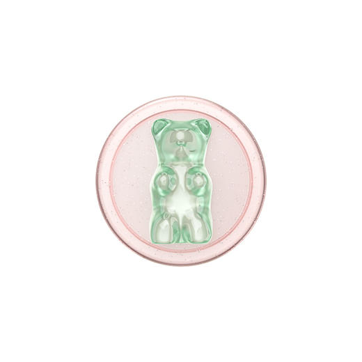 【甜】小熊硬糖·青提味 POPGRIP泡泡骚手机粘贴式气囊支架 Bonbon立体树脂系列 粉色 动物 糖果 商品图1