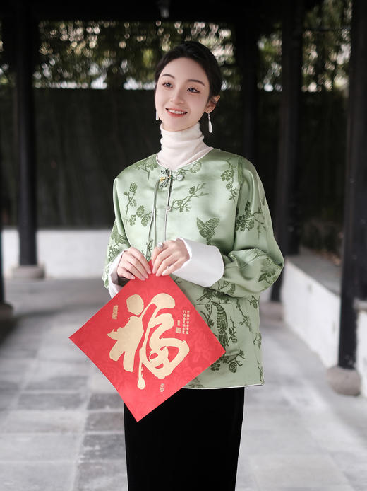 盛唐牡丹| 喜上眉梢漳缎外套(限量款售完不补) 商品图4