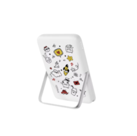 移动电源 无线磁吸 - 10000mAh - 白色涂鸦 - idmix【国家3C认证】