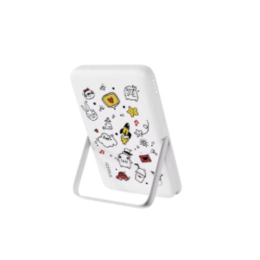 移动电源 无线磁吸 - 10000mAh - 白色涂鸦 - idmix【国家3C认证】 商品图0