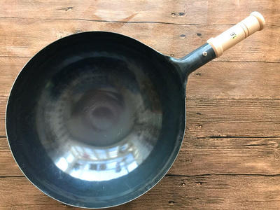 日本进口山田拓打熟铁锅圆底炒锅无涂层炒菜33cm（厚度1.2mm）【不支持补差，非质量问题不退不换】S 商品图6