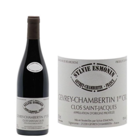 爱梦酒庄热夫雷香贝丹圣雅克一级园干红葡萄酒Domaine Sylvie  Esmonin Gevrey-Chambertin Clos Saint Jacques Premier Cru Rouge
