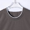 6583208早春新款时尚个性韩版简约撞色假两件短袖T恤百搭情侣套头上衣 商品缩略图2