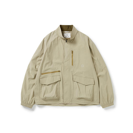 WHEELS and WIND 防泼水防污立领工装夹克外套 商品图0