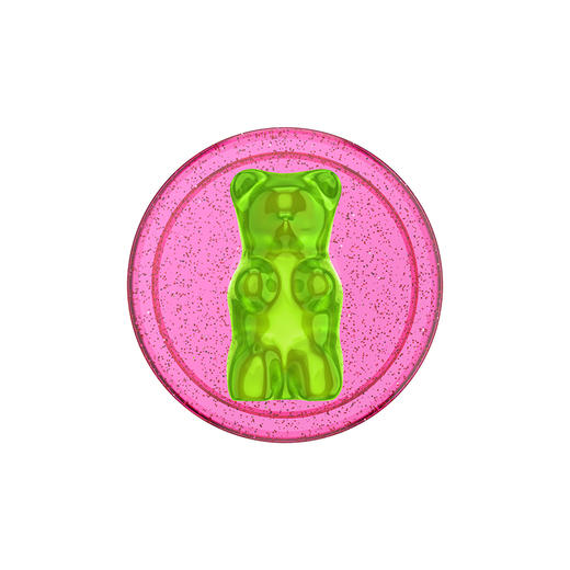 【POPGRIP泡泡骚】手机粘贴式气囊支架 Bonbon立体树脂系列 闪耀宣言 小熊硬糖·青苹果味 商品图1