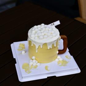 半糖｜吨吨吨一扎「鲜啤」蛋糕