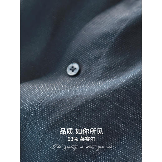 COCOBELLA[莱赛尔]透视银葱肌理衬衫女25春休闲遮阳衫SR7069 商品图3