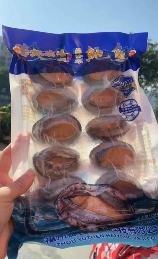 10个装带壳活冻鲍鱼 商品图0