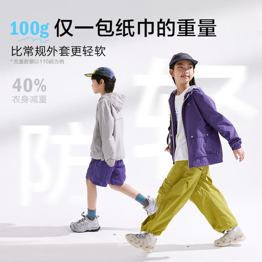 【超轻】【咕噜日记】童装儿童轻量外套防水春款男女童耐磨户外上衣PCWT2503 商品图2