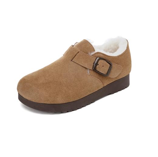 西村名物2024年冬季新款轻便厚底防滑毛里舒适保暖毛毛鞋短靴T24DM48381 商品图8