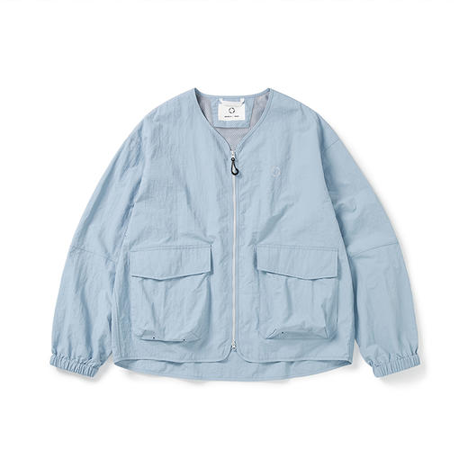 WHEELS and WIND 防泼水耐磨男女无领夹克外套 商品图0