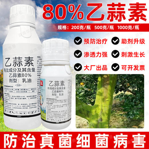 80%乙蒜素神州冠升级版大厂家杀菌剂烂秧病专用杀菌剂正品农用 商品图4