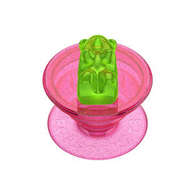 【POPGRIP泡泡骚】手机粘贴式气囊支架 Bonbon立体树脂系列 闪耀宣言 小熊硬糖·青苹果味