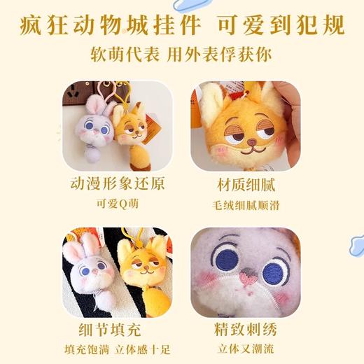 华旺疯狂动物城挂件 商品图6