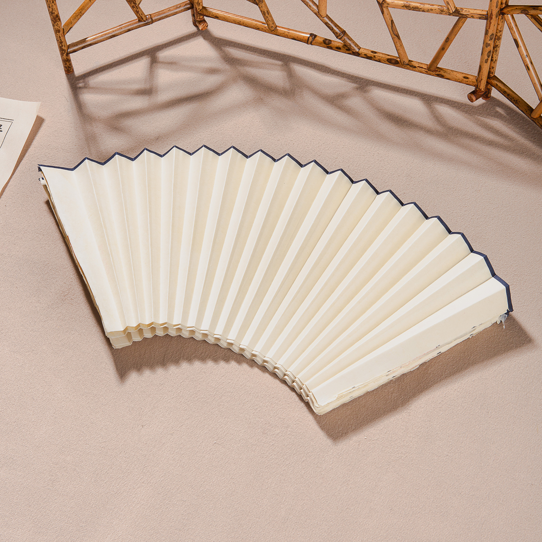 90年代王星记制特市超等棉料十八方扇面