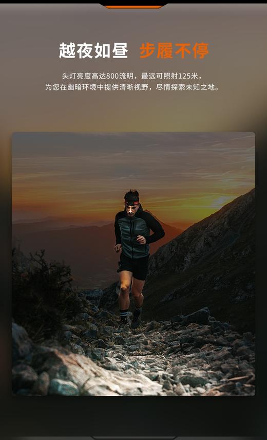 【战队押金】Fenix菲尼克斯HL18R-T V2.0超轻越野跑头灯兼容AAA干电池可充电 商品图2