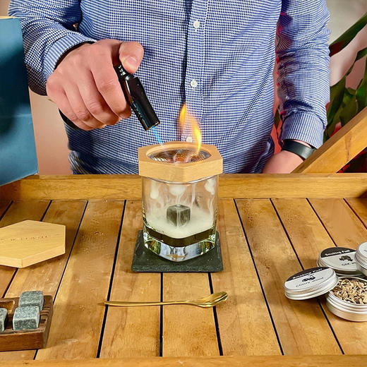 WELLABILE 鸡尾酒与雪茄工具礼品套装 鸡尾酒烟熏器 商品图4