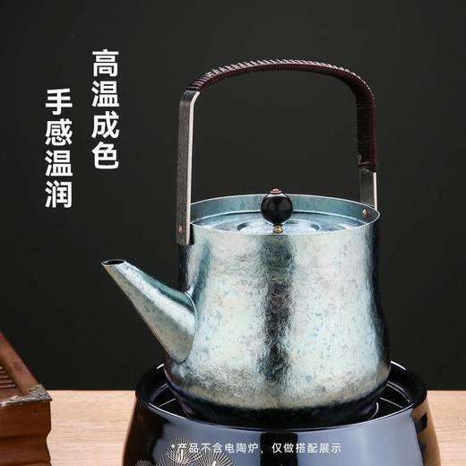 【清仓特惠7折，仅1件，无货退款】麦卡伦纯钛烧水壶电陶炉煮茶壶器泡茶壶煮茶泡茶专用燃气家用煤气麦卡伦直筒茶壶1.3L大号钛茶叶罐200ml 商品图3