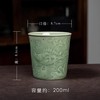 【样品特惠6折 ，无原包装仅1件，无货退款】本土斋青瓷可乐杯办公杯鱼藻纹手握捧杯家用梅子青刻绘大号个人杯青瓷鱼藻纹可乐杯200ML万花容天杯120ML【不支持补差，非质量问题不退不换】S 商品缩略图0