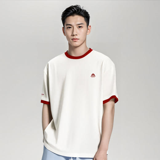 (XYC)小货栈联名T恤 弹性亲肤 拼接袖口（w） 商品图0