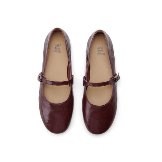 西村名物2025年春季新款轻便平底防滑舒适百搭玛丽珍单鞋X25AE14731 商品图6