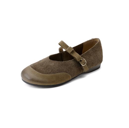 西村名物2025年春季新款轻便平底防滑舒适百搭玛丽珍单鞋X25AE14751 商品图10