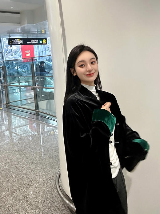 盛唐牡丹| 泊野男士丝绒外套 商品图8