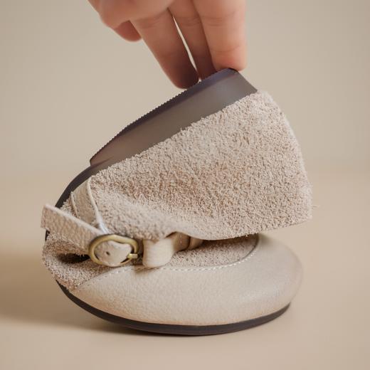 西村名物2025年春季新款轻便平底防滑舒适百搭玛丽珍单鞋X25AE14751 商品图2