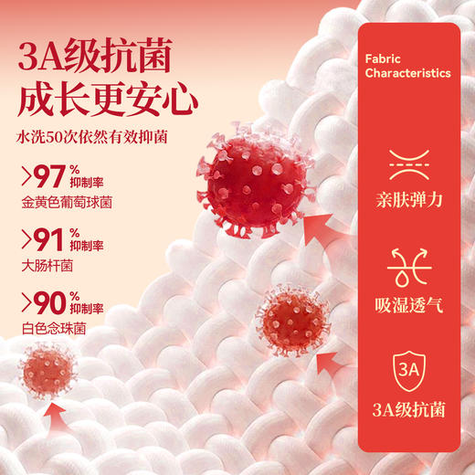 女童三角裤两件装春季新款安奈儿童装JG517041 商品图3