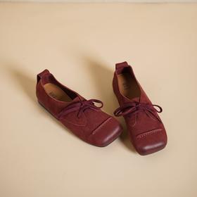 西村名物2025年春季新款轻便平底防滑舒适百搭浅口单鞋X25AM14711