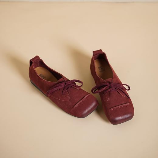 西村名物2025年春季新款轻便平底防滑舒适百搭浅口单鞋X25AM14711 商品图0