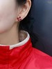 SpoiledBrat Jewelry红宝石四叶草耳钉 商品缩略图2